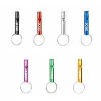 Loud Aluminum Alloy Whistle with Key Ring