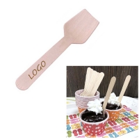 3.75 Inche Mini Wooden Spoon Disposable Cutlery