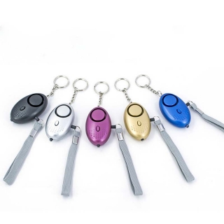 Personal Security Alarm Keychain with LED Light