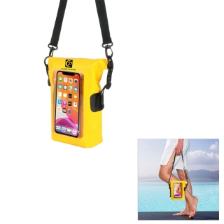 2L Perspective Waterproof Storage Bag Phone Pouch With Shoulder Strap