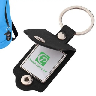 DIY Sublimation Leather Key Chain Photo Holder Keyring