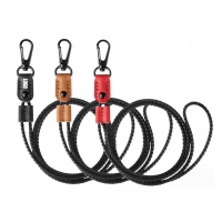 PU Leather Neck Lanyard for ID Badge Holder