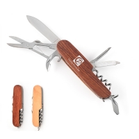 Wooden Folding Knife Multi-Tool