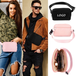 Fanny Pack Crossbody Belt Bag With Zipper