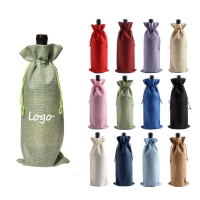 Jute Wine Bottle Bag