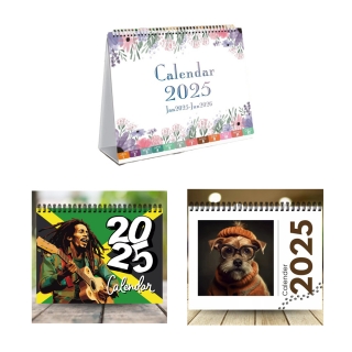 Custom Full-color Desk Calendar 13 Sheets 26 Pages