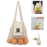Reusable Cotton Mesh Bags With Purse Cloth Bag