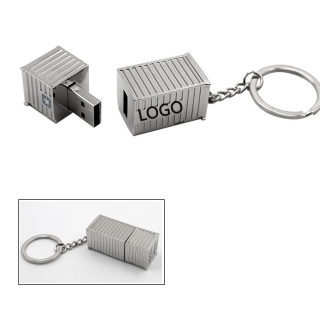 16GB USB Flash Drive Shipping Container Shape Keychain
