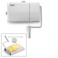Stainless Steel Cheese Slicer with 6 Replacement Wires
