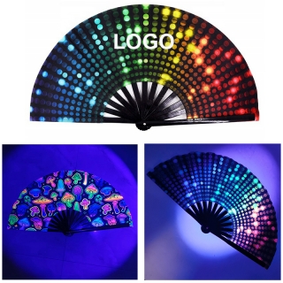 Glowing Bamboo Hand Fan