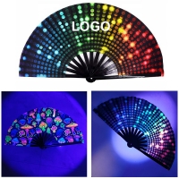 Glowing Bamboo Hand Fan