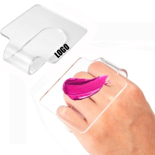 Acrylic Makeup Hand-held Palette With Spatula