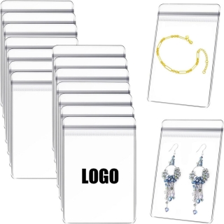 Clear PVC Self Seal Zipper Bag Jewelry Bags