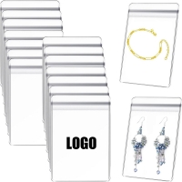 Clear PVC Self Seal Zipper Bag Jewelry Bags