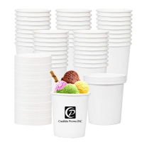 500ml Disposable Ice Cream Cups With Lids