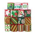Christmas Wired Edge Ribbon