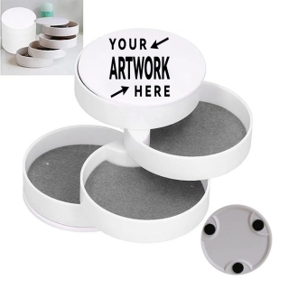 4-Layer Rotatable Jewelry Storage Box